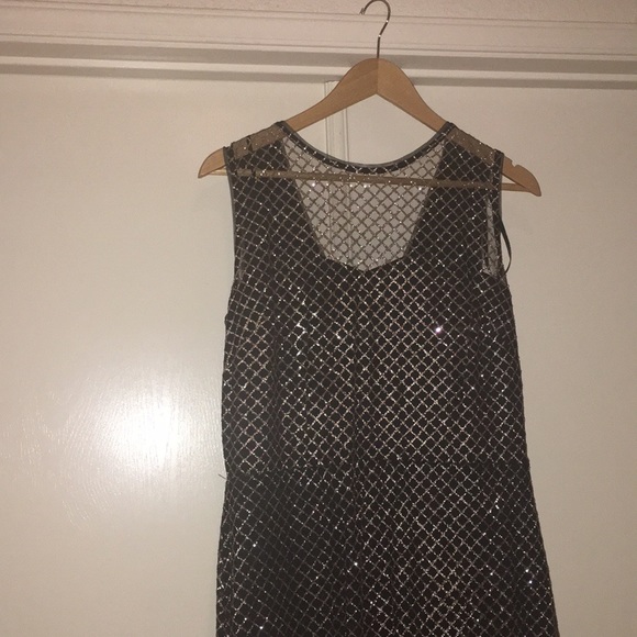 Gold & Black GLITTER Mermaid evening gown - Picture 2 of 6